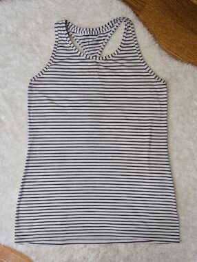Athleta Striped Tank Top, Womens Size Medium